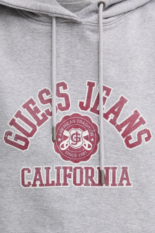 Bavlnená mikina Guess Jeans W5RQ29.K68I4 sivá