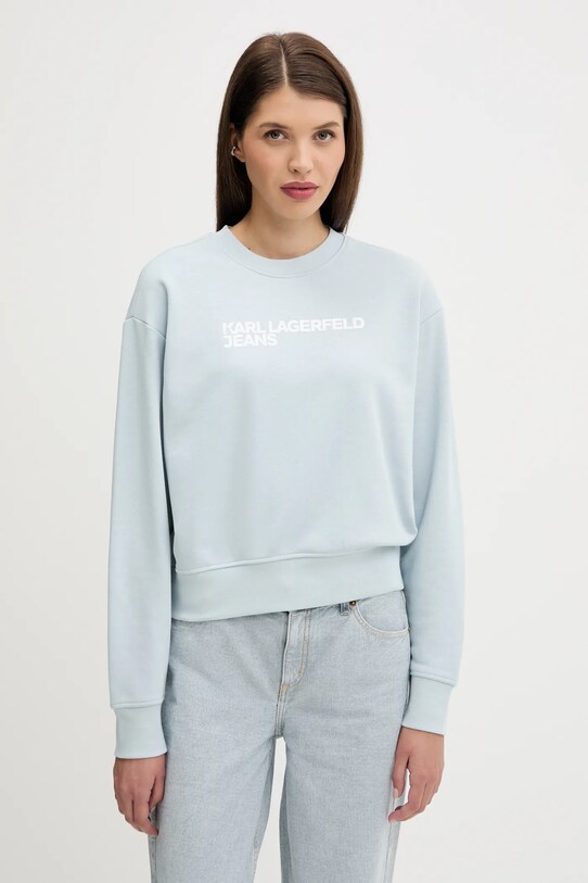 Karl Lagerfeld Jeans bluza pozostałe niebieski A1W20005