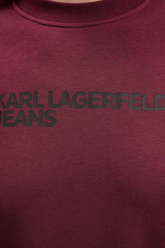 Karl Lagerfeld Jeans bluza A1W20005 bordowy