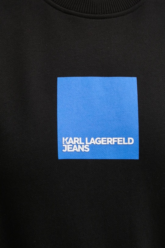 Karl Lagerfeld Jeans hanorac de bumbac A1W20006 negru