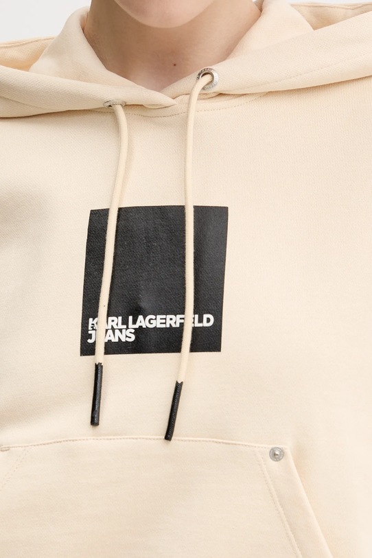 Karl Lagerfeld Jeans hanorac de bumbac A1W20007 bej