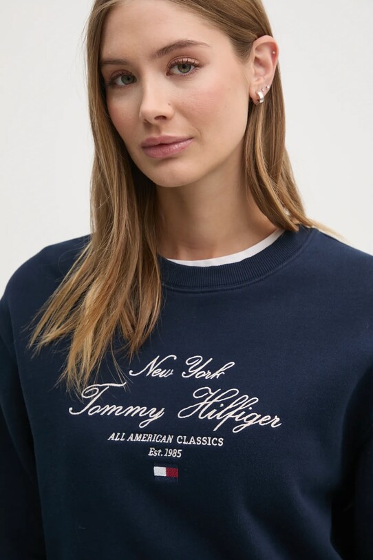 Tommy Hilfiger bluza bleumarin WW0WW43844