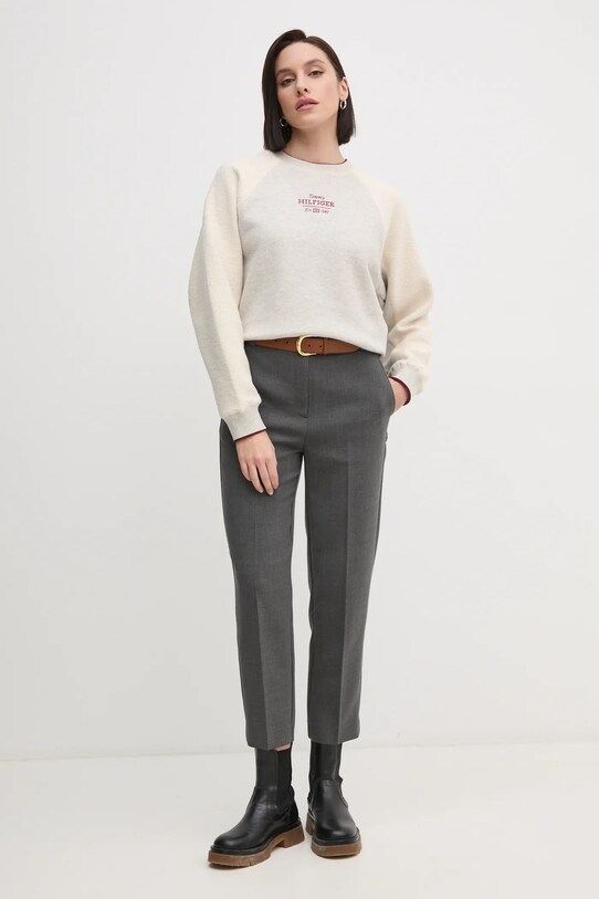 Кофта Tommy Hilfiger WW0WW43845 сірий SS25