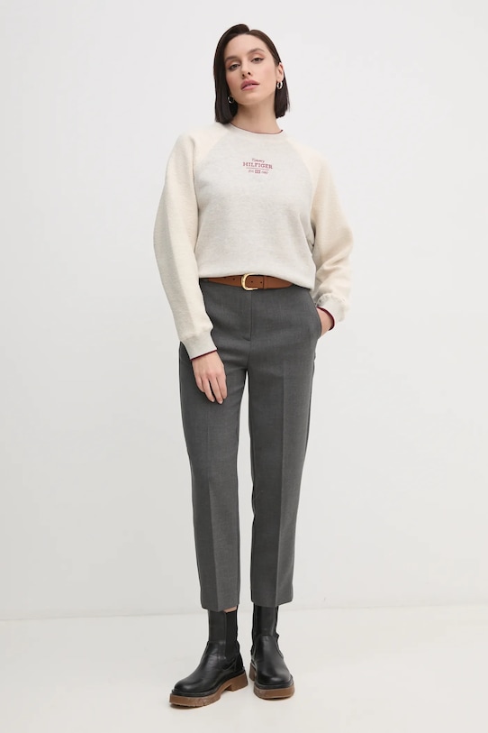 Tommy Hilfiger bluza WW0WW43845 szary SS25