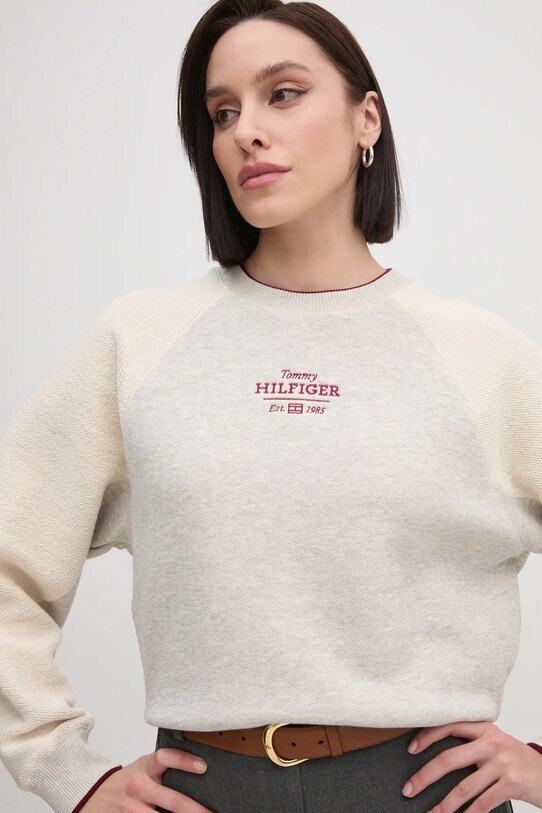 Кофта Tommy Hilfiger сірий WW0WW43845
