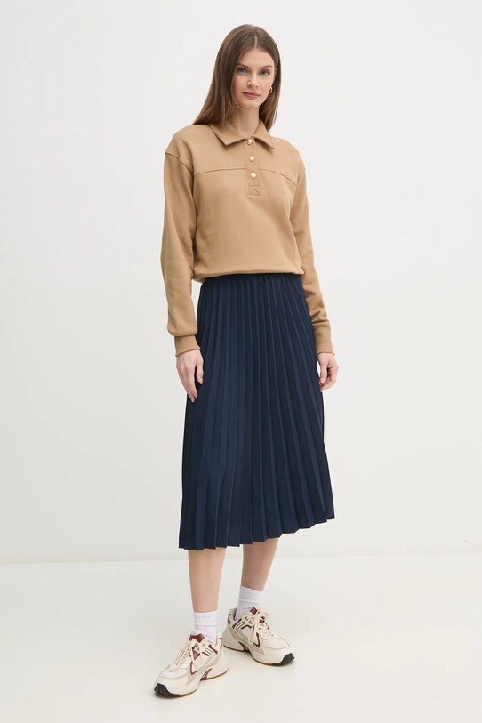 Tommy Hilfiger hanorac de bumbac WW0WW44081 maro SS25