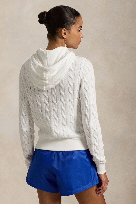 Бавовняна кофта Polo Ralph Lauren 211959124 білий SS25