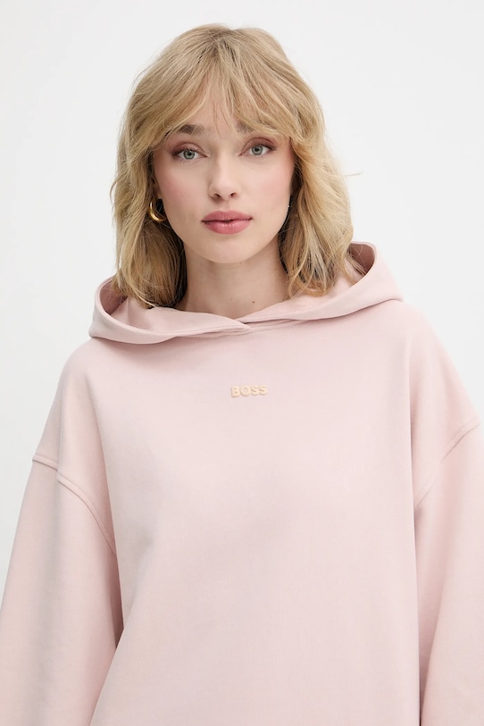BOSS Orange hanorac de bumbac roz 50534815
