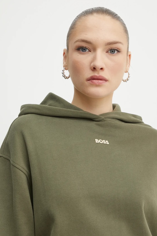 BOSS Orange hanorac de bumbac verde 50534815