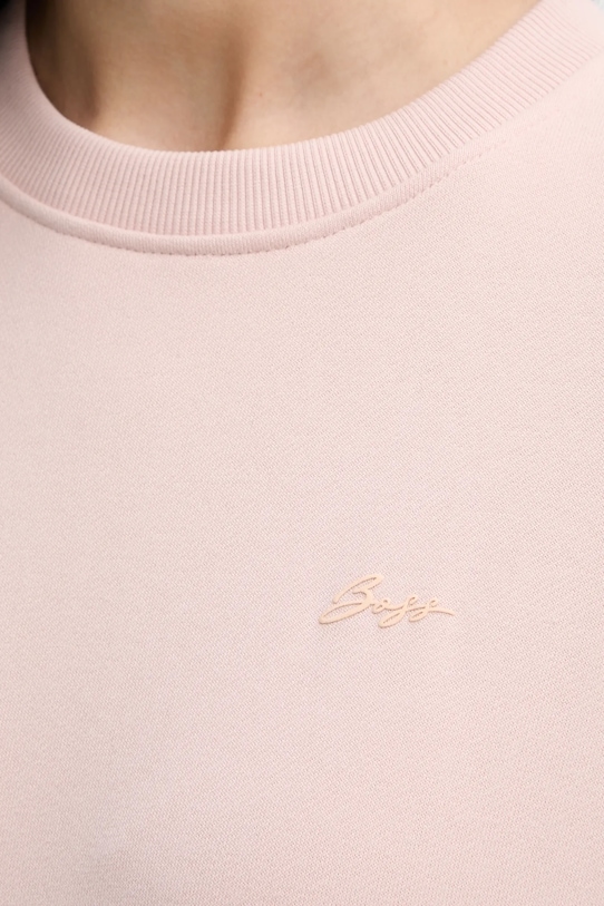 Bavlněná mikina BOSS Orange béžová 50534821