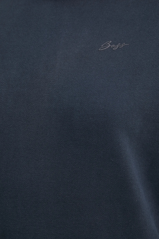 Bavlnená mikina BOSS Orange 50534821 tmavomodrá