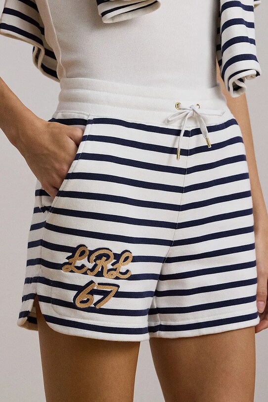 Lauren Ralph Lauren szorty bawełniane biały 200957675
