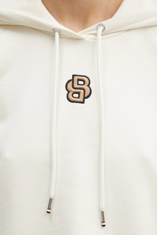 BOSS bluza bawełniana 50537934 beżowy