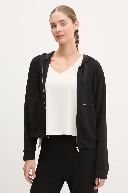 BOSS bluză lounge negru 50535842