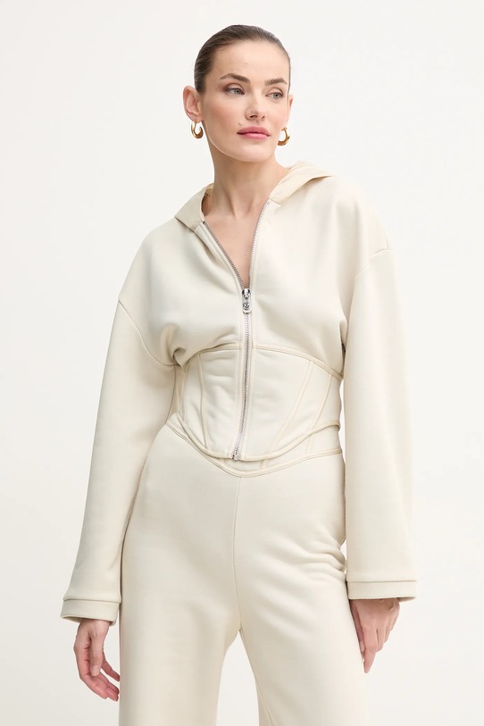 Pinko bluza z kapturem beżowy 105026.A2HB