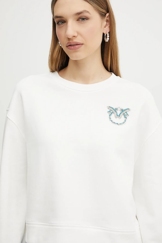 Pinko bluza bawełniana biały 102827.A2G8