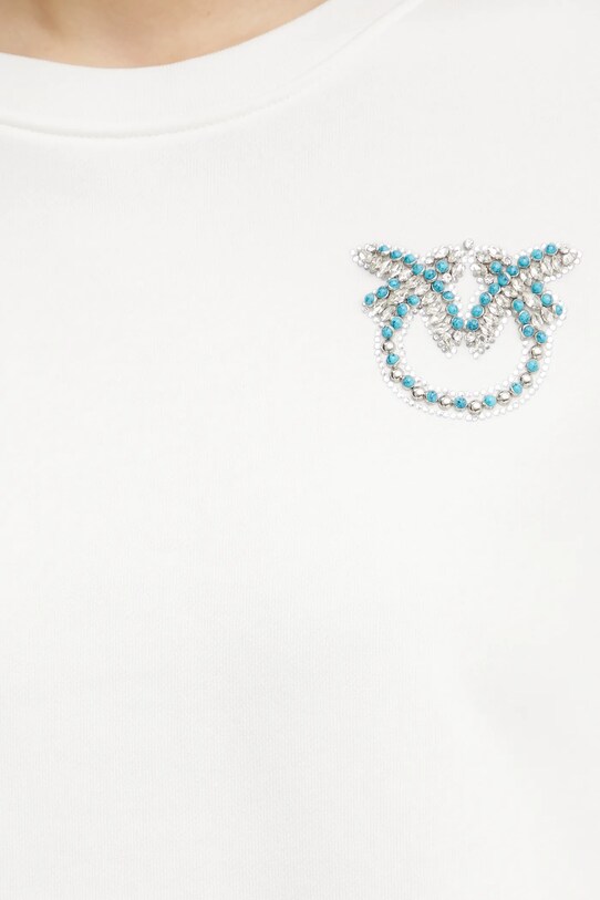 Pinko bluza bawełniana 102827.A2G8 biały