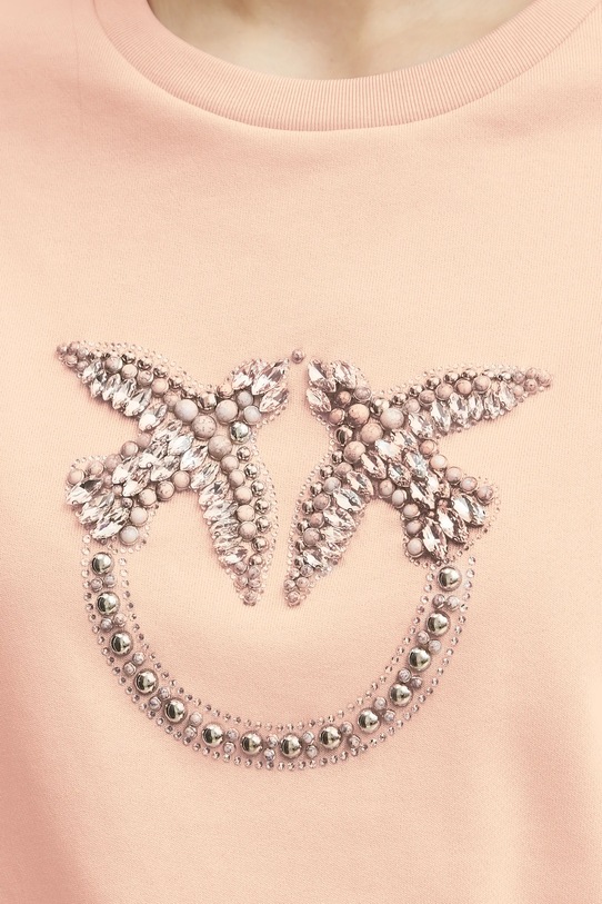 Бавовняна кофта Pinko 100534.A2G8 рожевий