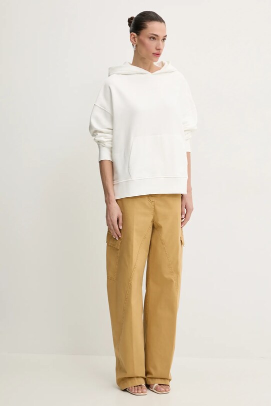 Pinko bluza bawełniana 104623.A2F9 biały SS25