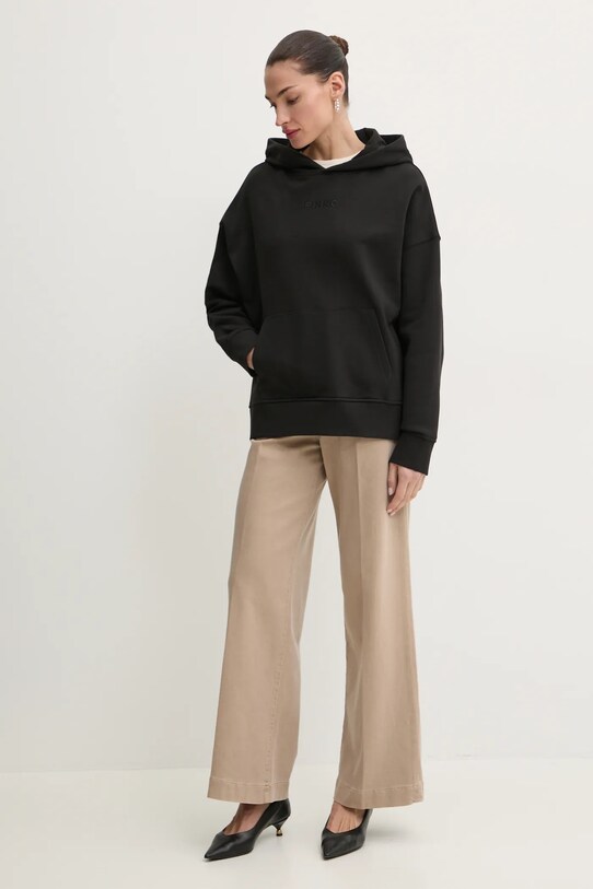 Хлопковая кофта Pinko 104623.A2F9 чёрный SS25