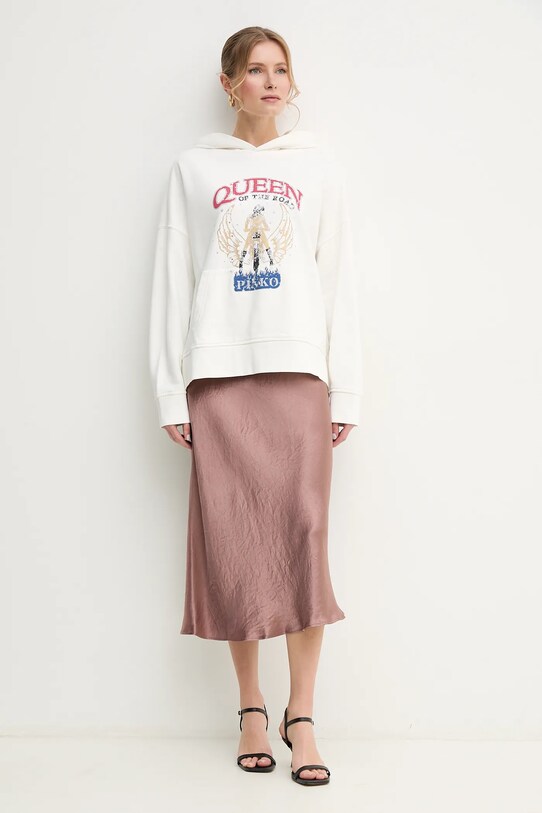 Pinko bluza bawełniana 104623.A2DB biały SS25