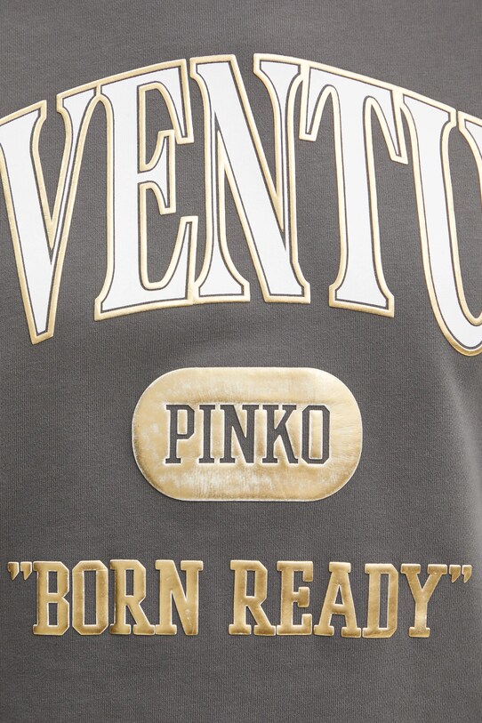 Pinko hanorac de bumbac 104618.A2CZ gri