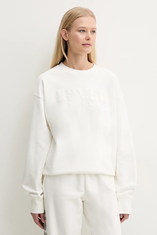 Pinko felpa in cotone senza bianco 104618.A2DC