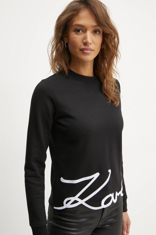 Mikina Karl Lagerfeld A1W20010 černá