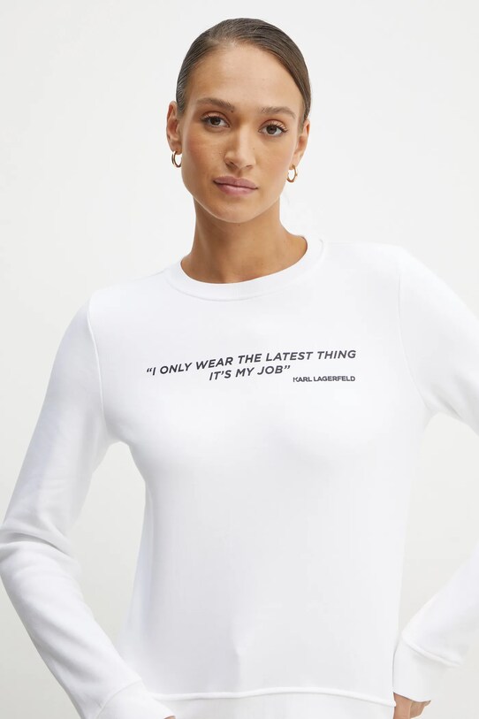 Karl Lagerfeld bluza alb A1W20038