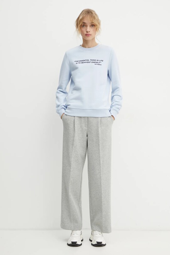 Karl Lagerfeld bluza A1W20038 albastru SS25