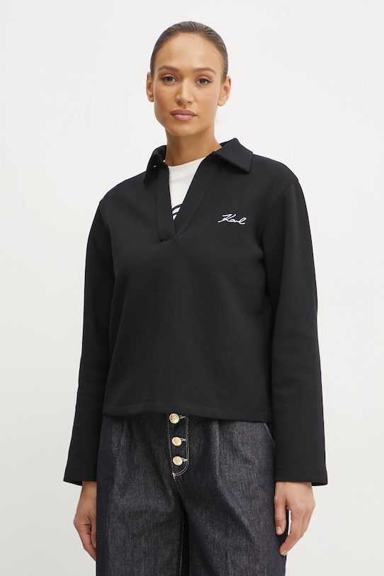 Karl Lagerfeld bluza pozostałe czarny A1W20042