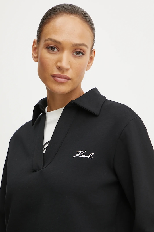 Karl Lagerfeld bluza czarny A1W20042