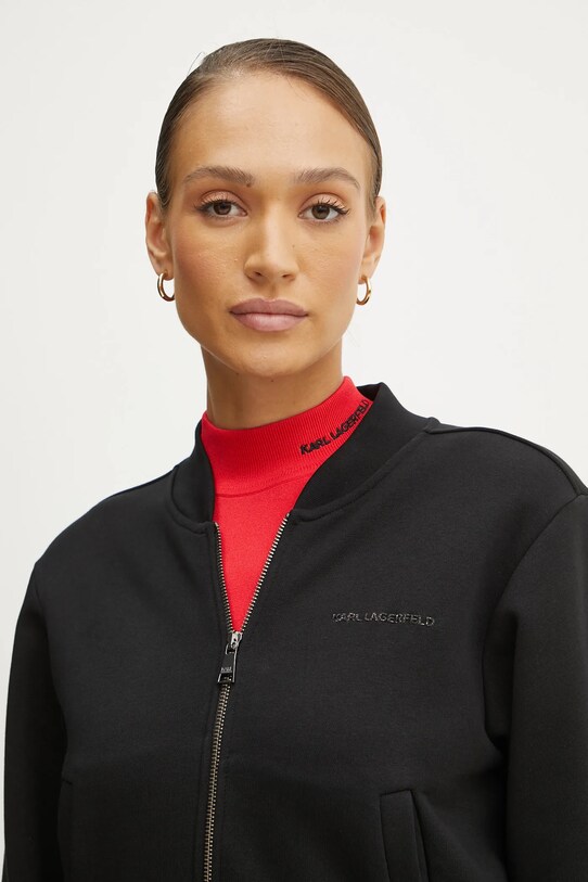 Karl Lagerfeld bluza negru A1W20043