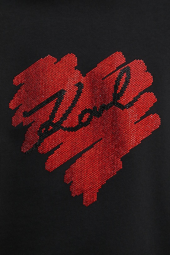 Karl Lagerfeld hanorac de bumbac A1W20045 negru