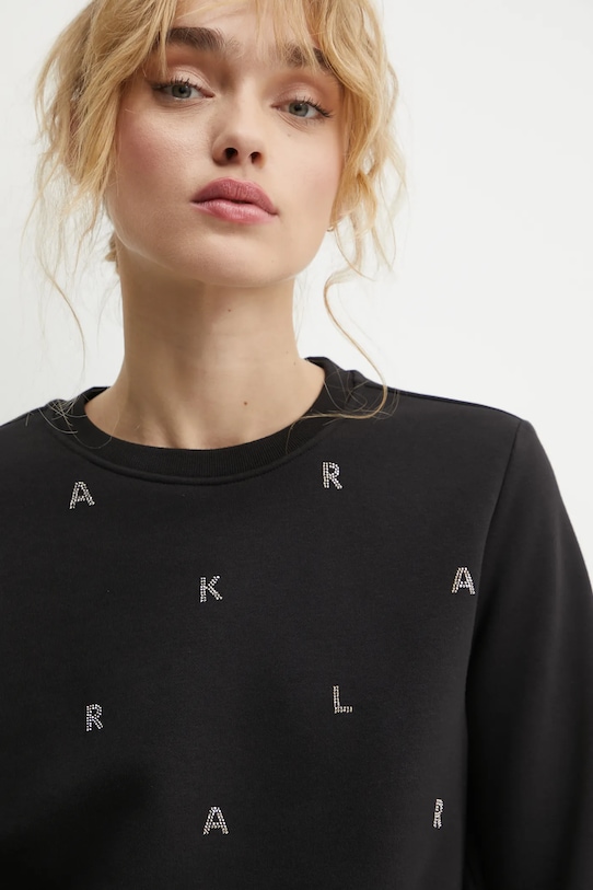 Karl Lagerfeld bluza czarny A1W20049