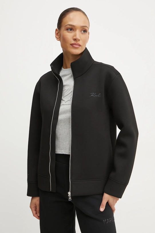 Karl Lagerfeld bluza uni negru A1W20062