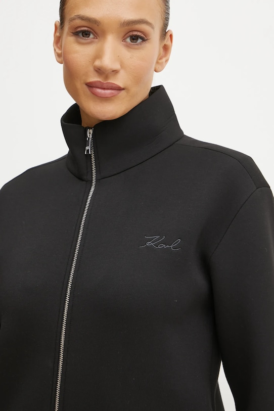 Karl Lagerfeld bluza negru A1W20062