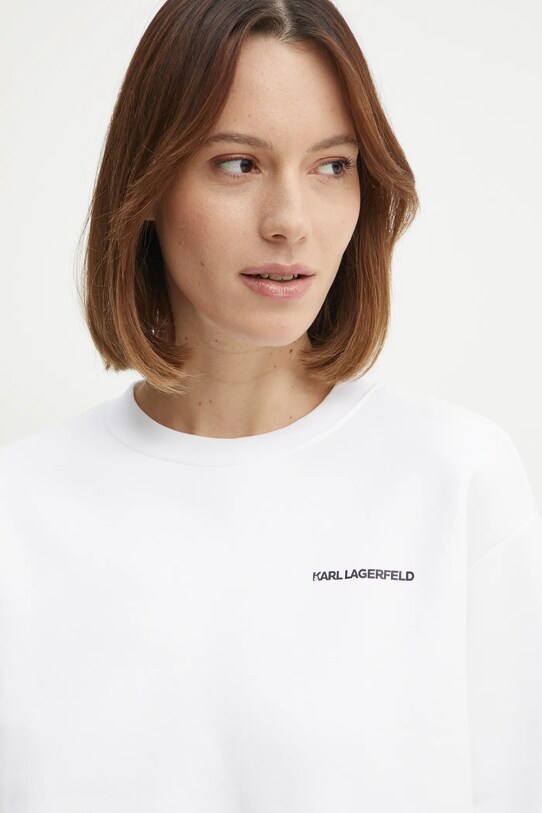 Karl Lagerfeld bluză alb A1W20076