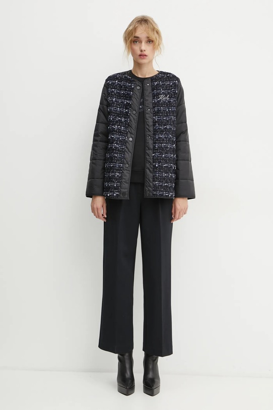 Karl Lagerfeld bluza A1W20094 negru SS25