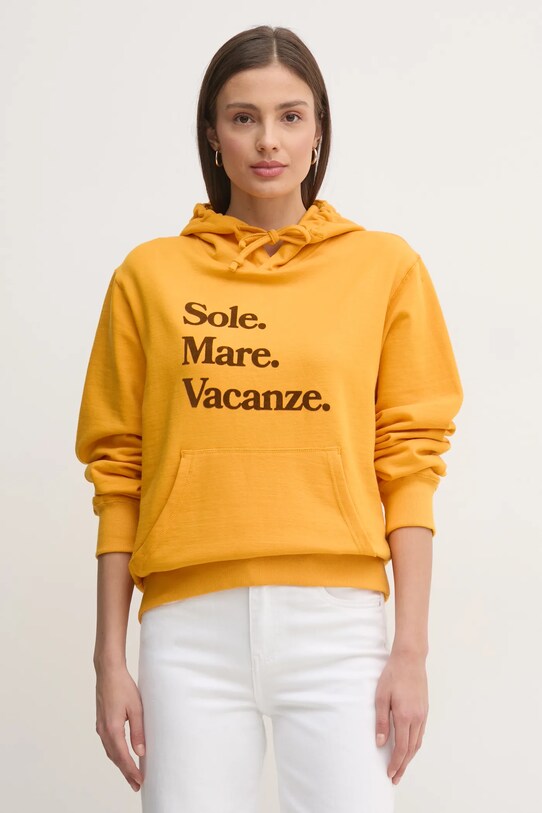 Drivemebikini bluza Sole Mare Flock print portocaliu 2024.DMBS.026.YB