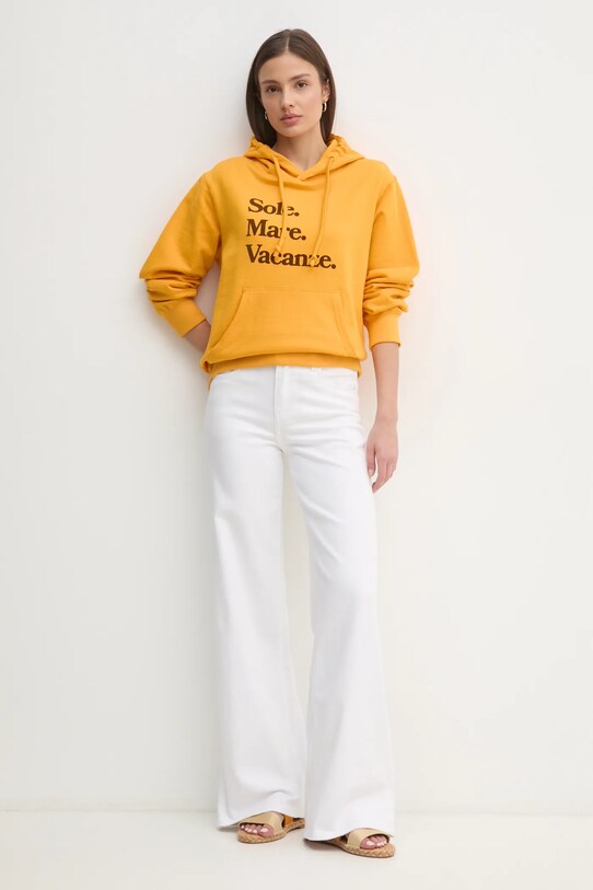 Drivemebikini bluza Sole Mare Flock 2024.DMBS.026.YB portocaliu SS25