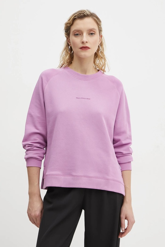 Marc O'Polo hanorac de bumbac uni violet 5000005644