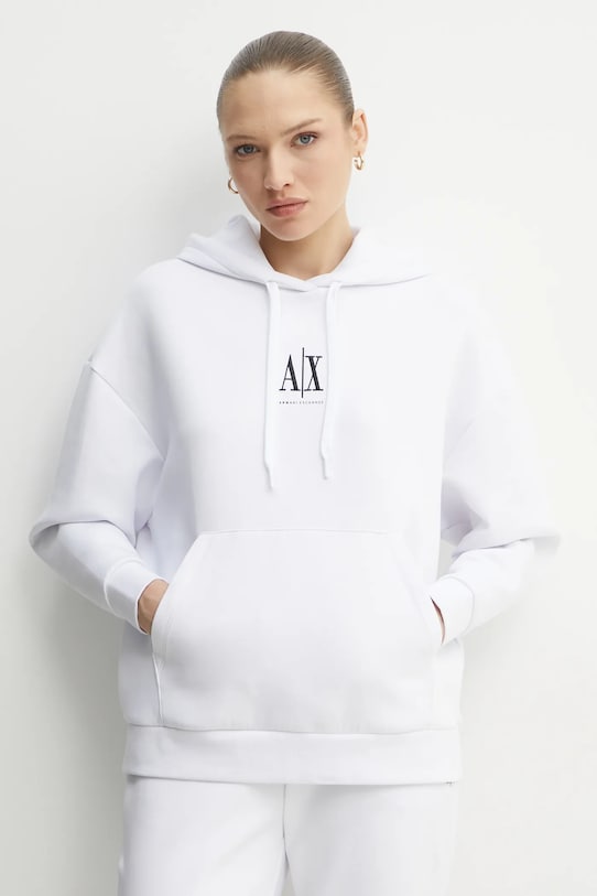 Mikina Armani Exchange s elastanom biela XW000823.AF10818.NOS