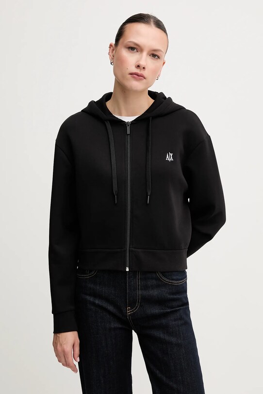 Mikina Armani Exchange s kapucňou čierna XW000822.AF10818.NOS