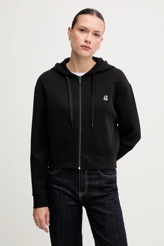 Armani Exchange bluza z kapturem czarny XW000822.AF10818.NOS