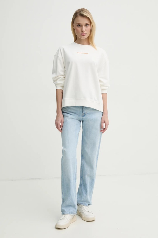 Marc O'Polo bluza bawełniana 5000005964 biały SS25