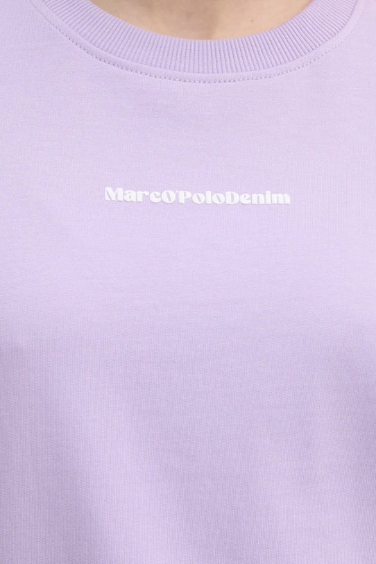 Bavlněná mikina Marc O'Polo 5000005964 fialová