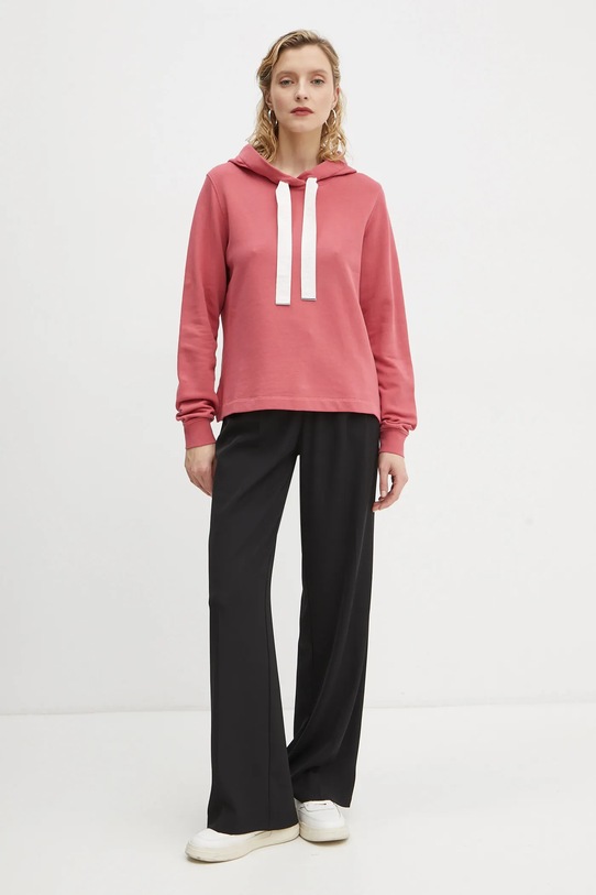 Pamučna dukserica Marc O'Polo 500400154077 roza SS25