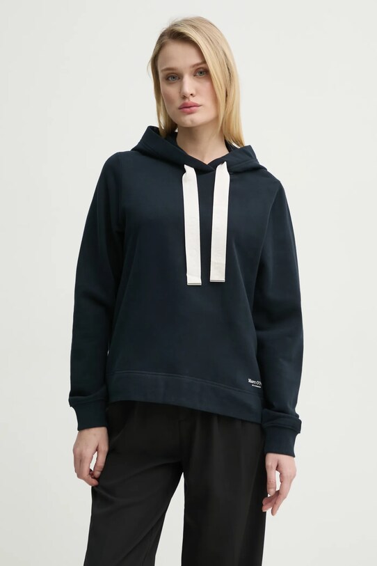 Marc O'Polo hanorac de bumbac uni bleumarin 502402554083