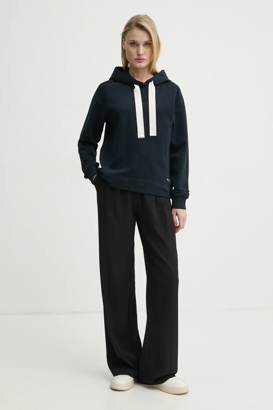 Marc O'Polo hanorac de bumbac 502402554083 bleumarin SS25